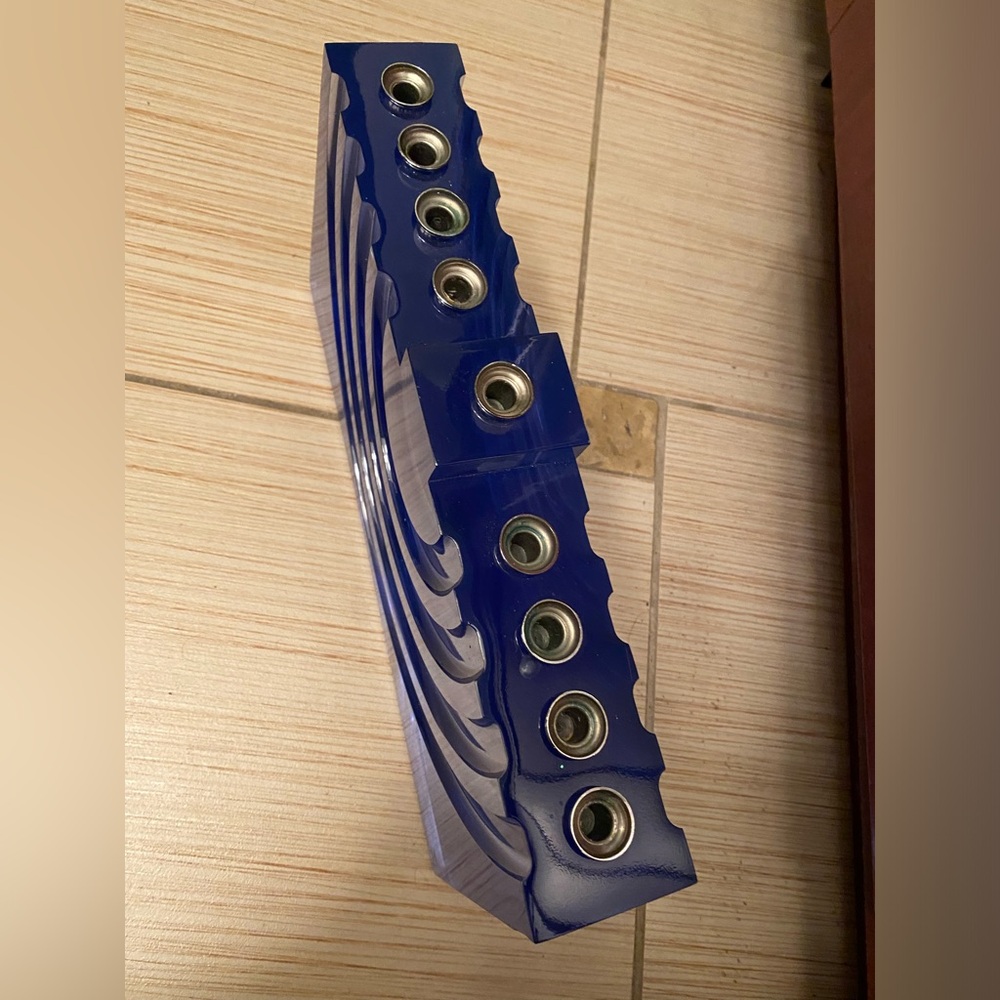 Rare Jonathan Adler Lucite Menorah Retired Judaica - Picture 2 of 5